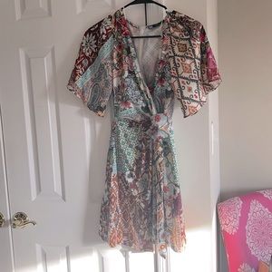 NWT Zara printed mini dress